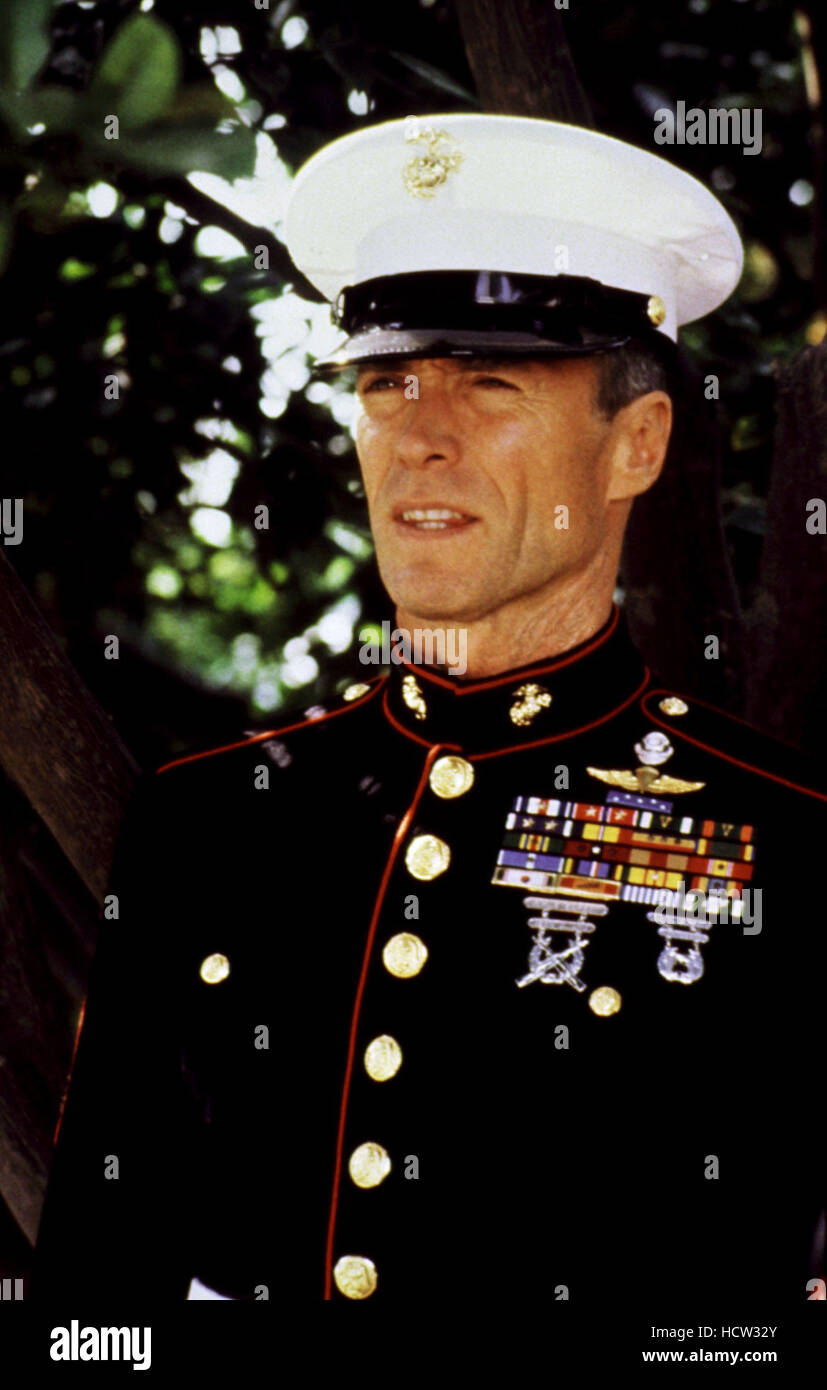 HEARTBREAK RIDGE, Clint Eastwood, 1986 Stock Photo Alamy