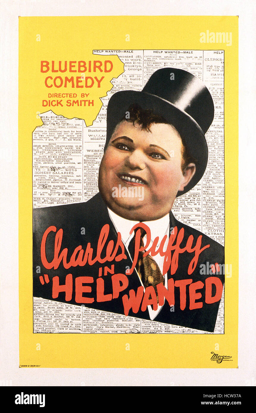 HELP WANTED, Charles Puffy, 1926 Stock Photo Alamy