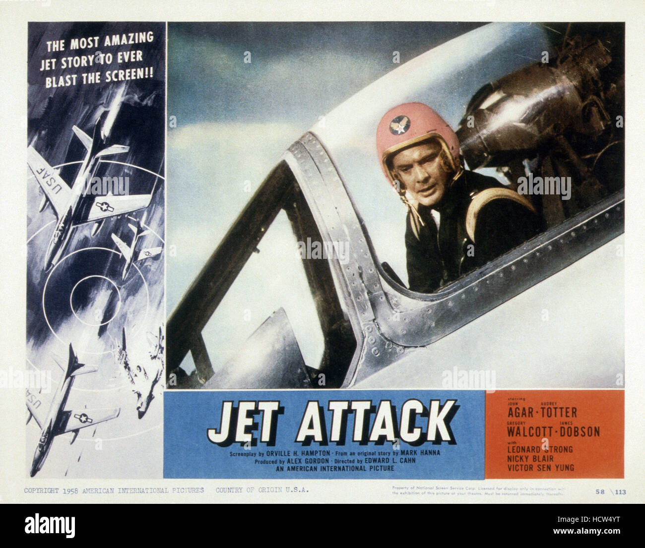 JET ATTACK, John Agar, 1958 Stock Photo - Alamy