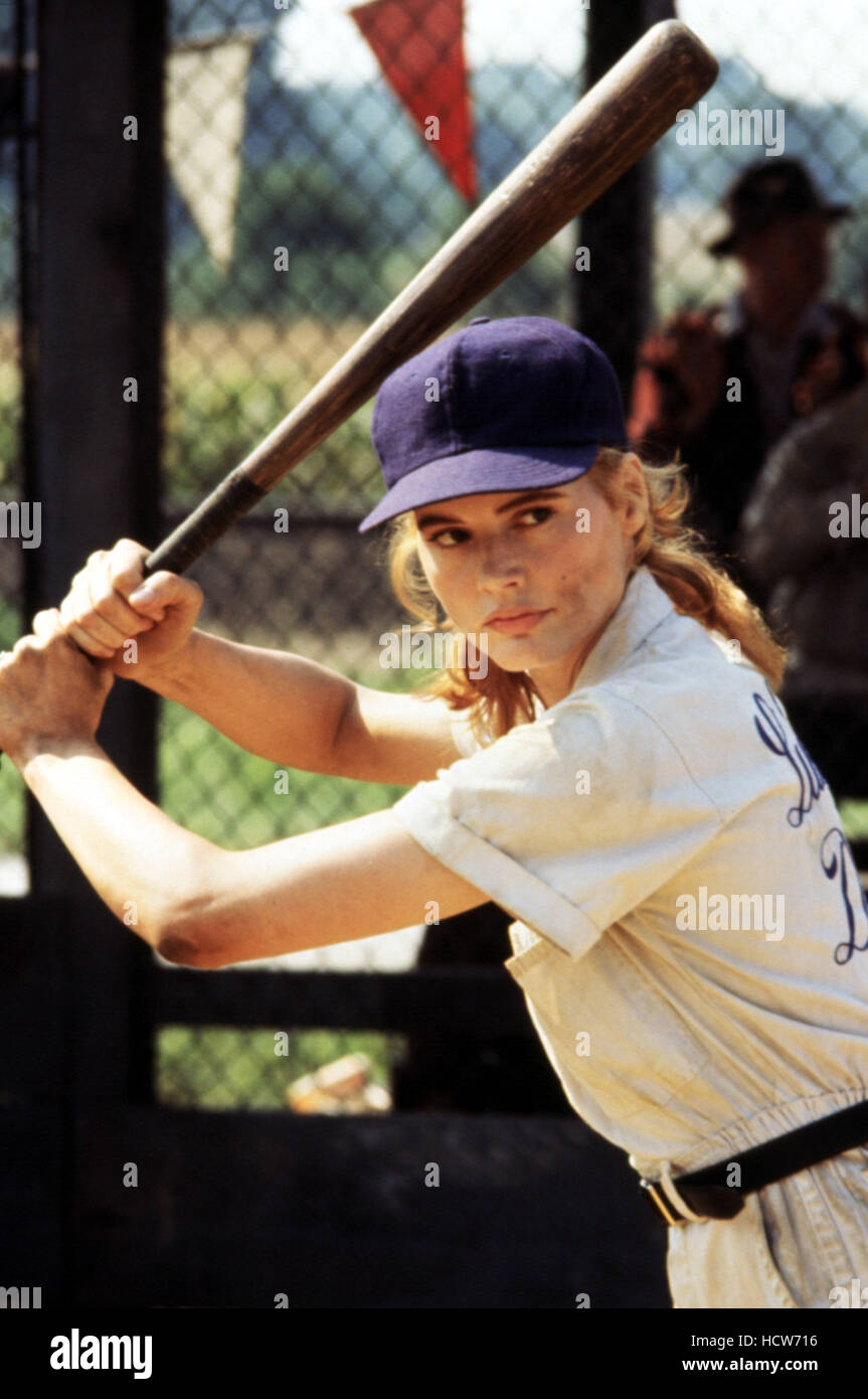 A LEAGUE OF THEIR OWN Geena Davis 1992 Columbia Pictures Courtesy a-league-of-their-own-geena-davis-1992-columbia-pictures-courtesy