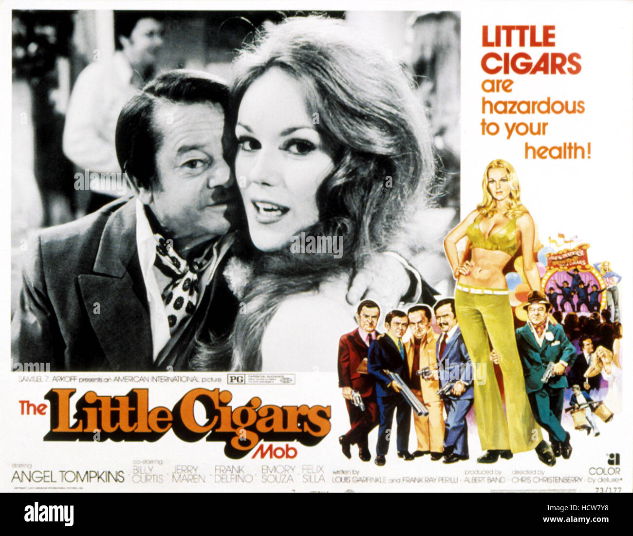 LITTLE CIGARS, (lobbycard), Billy Curtis, Angel Tompkins, 1973 Stock ...
