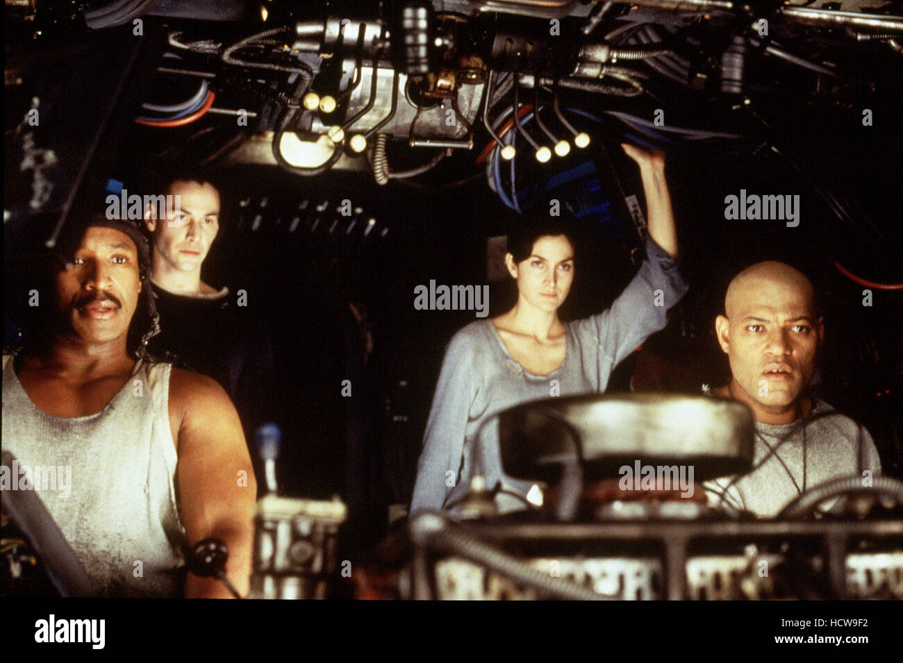 THE MATRIX, Keanu Reeves, CarrieAnne Moss, Laurence Fishburne, 1999(02)