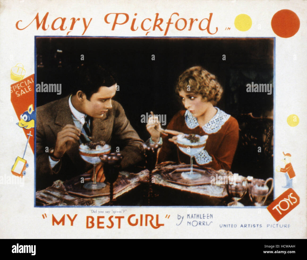 MY BEST GIRL, Charles 'Buddy' Rogers, Mary Pickford, 1927 Stock Photo ...