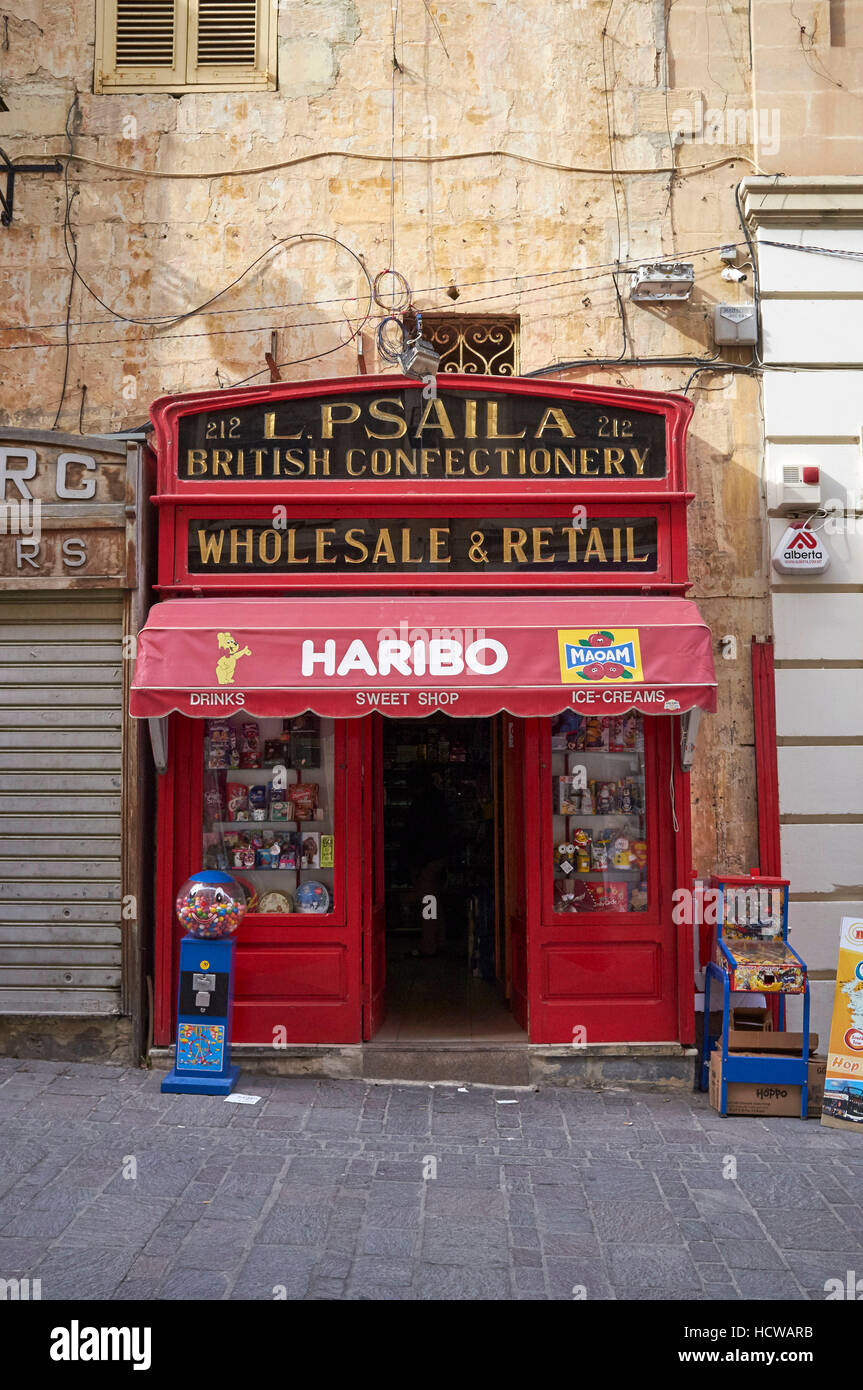 Valletta old shop hires stock photography and images Alamy