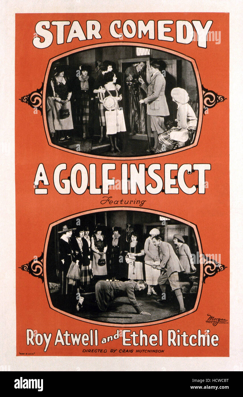 Golfrise Insect A GOLF INSECT, (aka A GOLD INSECT), 1922 Stock Photo - Alamy