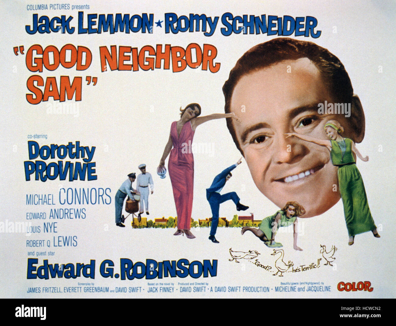 GOOD NEIGHBOR SAM, Romy Schneider, Dorothy Provine, Jack Lemmon, 1964 ...