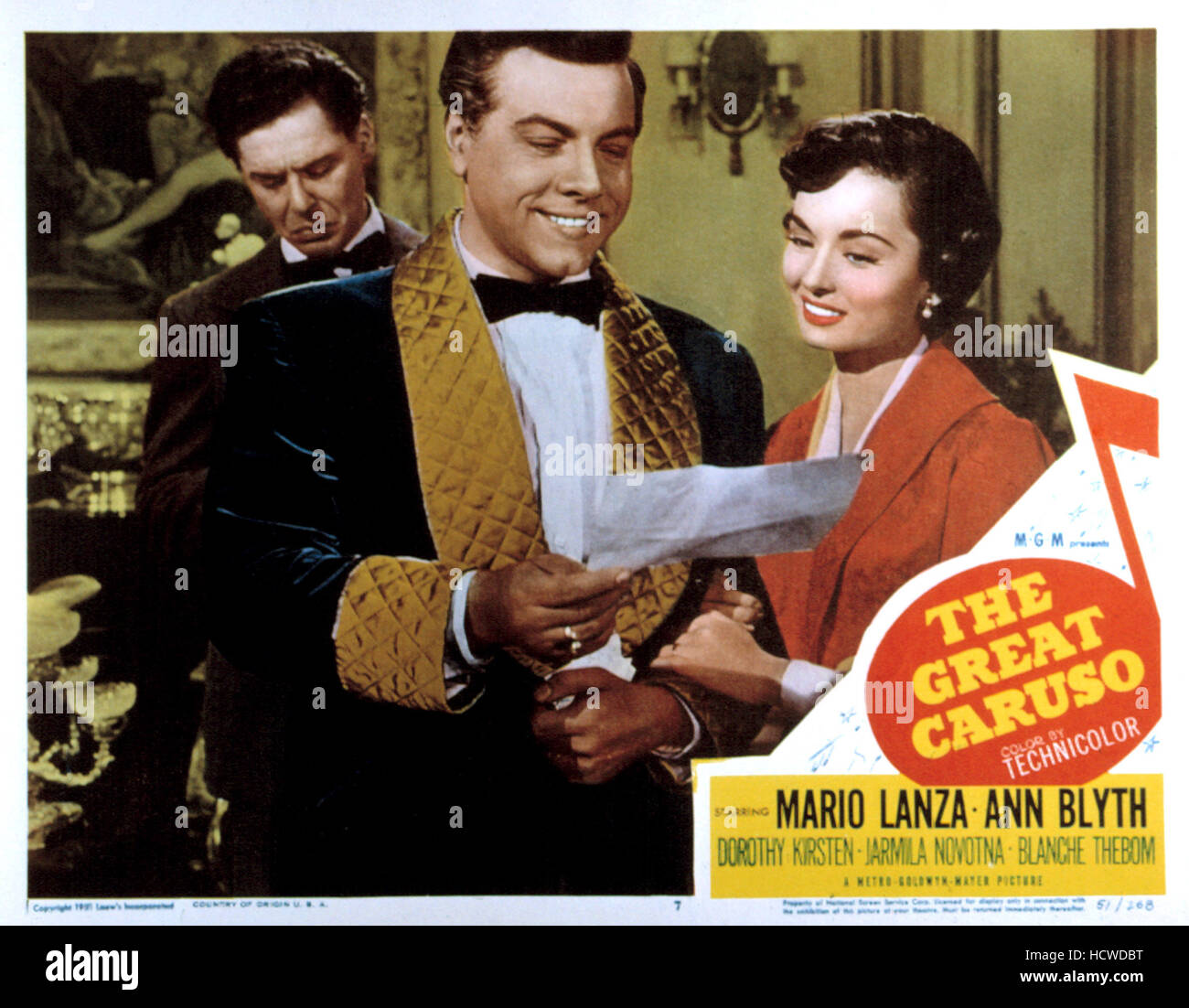 THE GREAT CARUSO, Mario Lanza, Ann Blyth, 1951 Stock Photo - Alamy