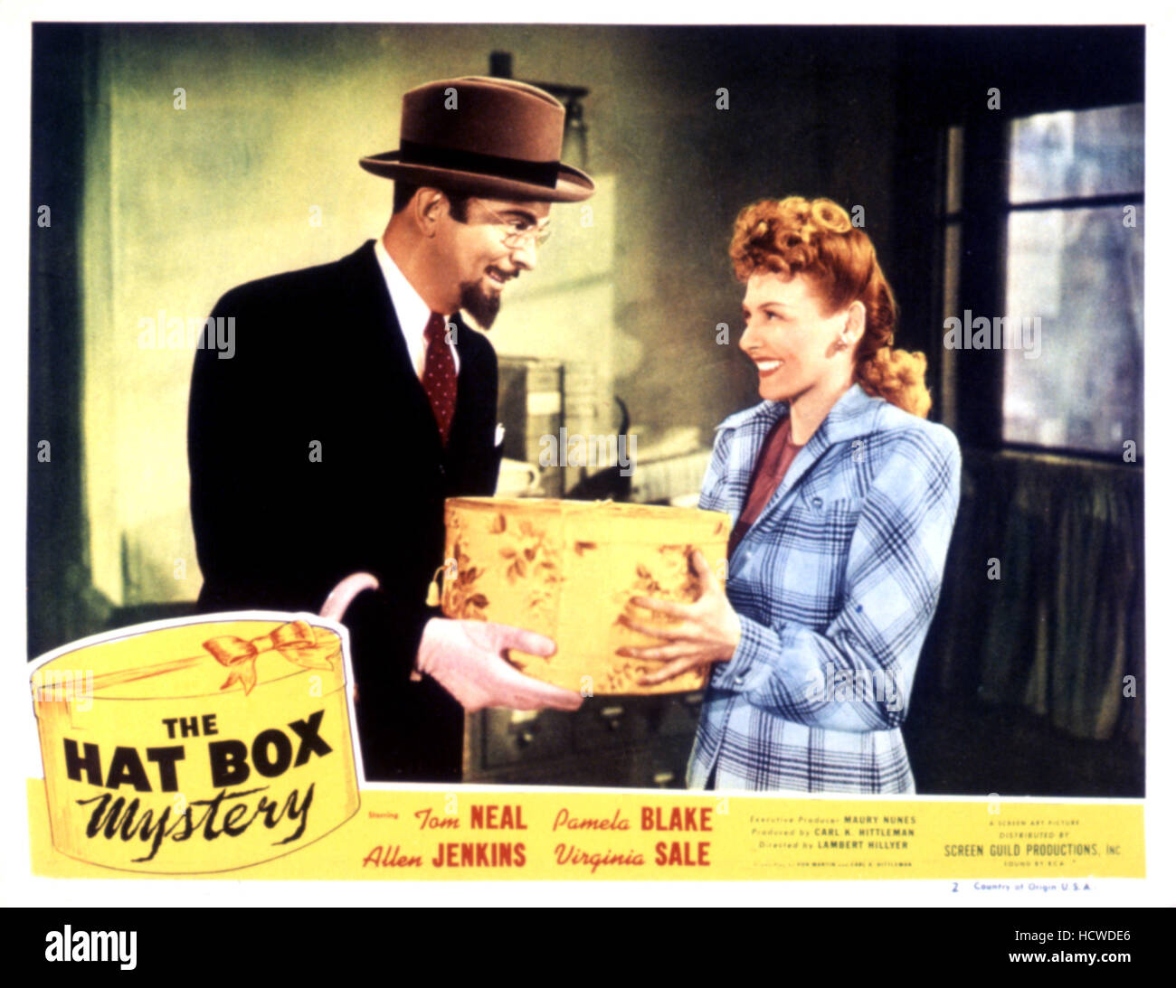 THE HAT BOX MYSTERY, Pamela Blake, 1947 Stock Photo Alamy