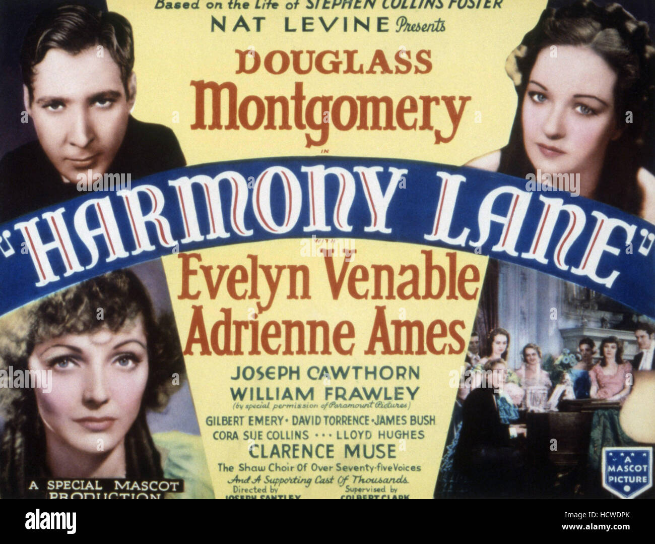 HARMONY LANE, Douglass Montgomery, Evelyn Venable, Adrienne Ames, 1935