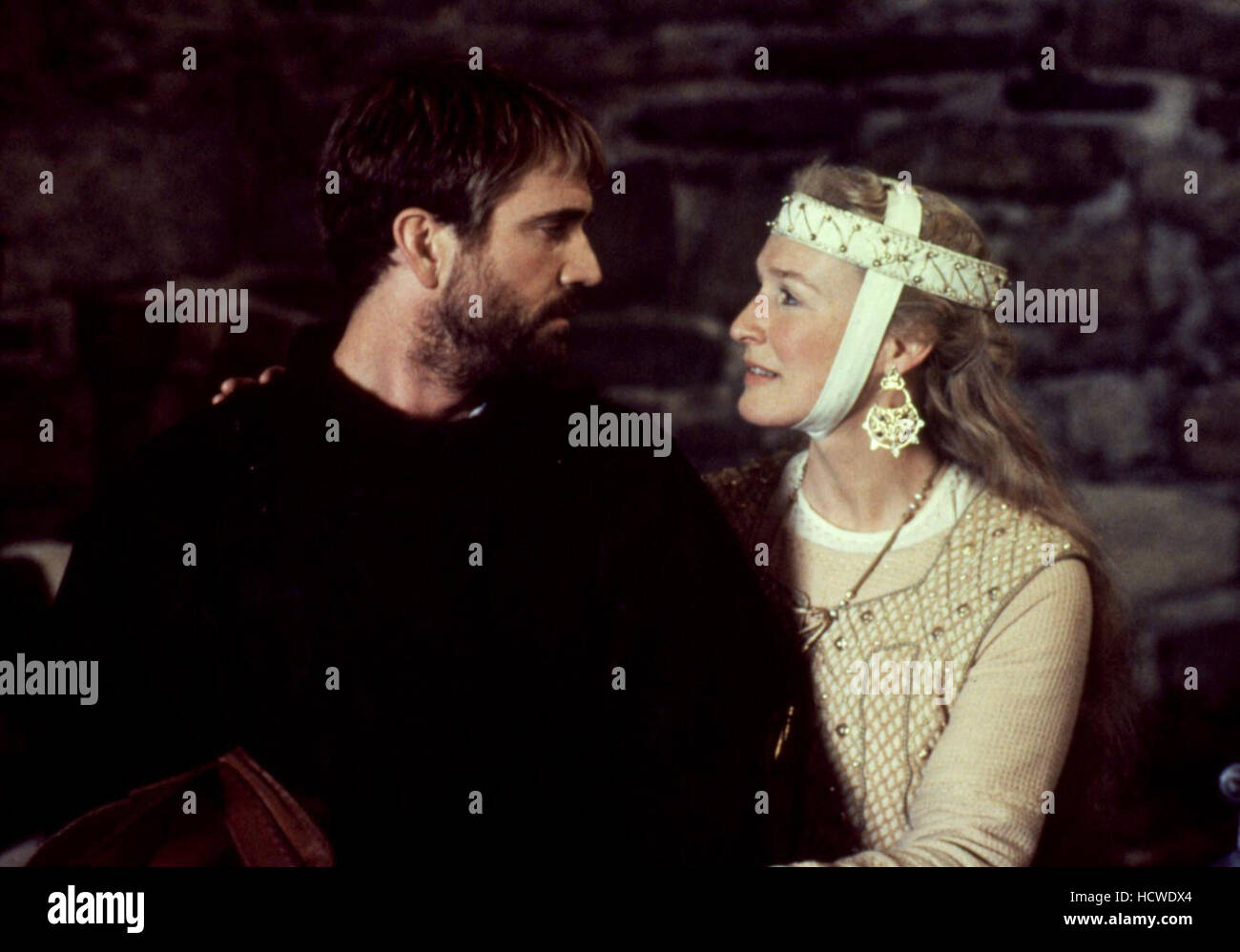 HAMLET Mel Gibson Glenn Close Stock Photo Alamy