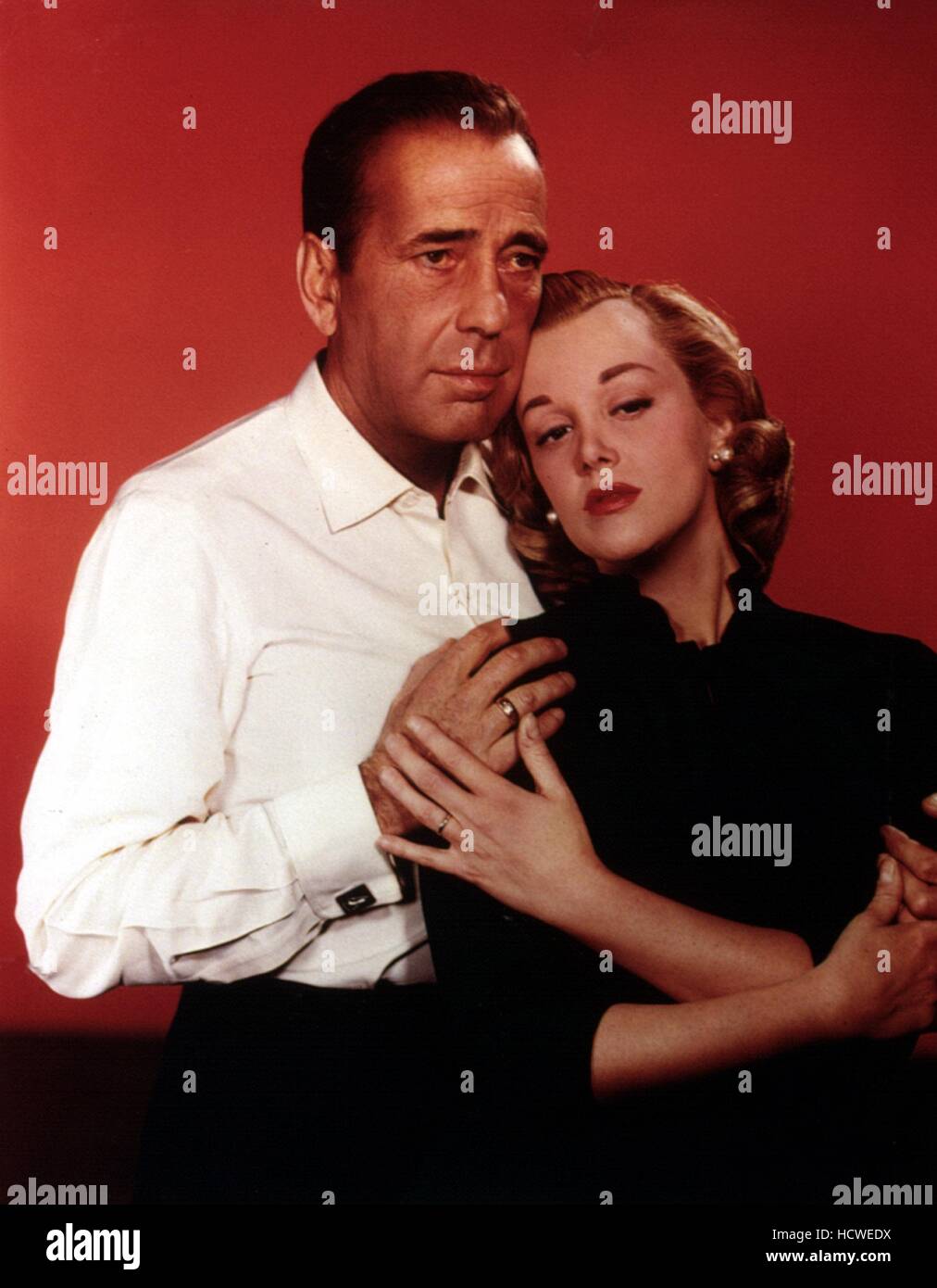 THE HARDER THEY FALL, Humphrey Bogart, Jan Sterling, 1956 Stock Photo