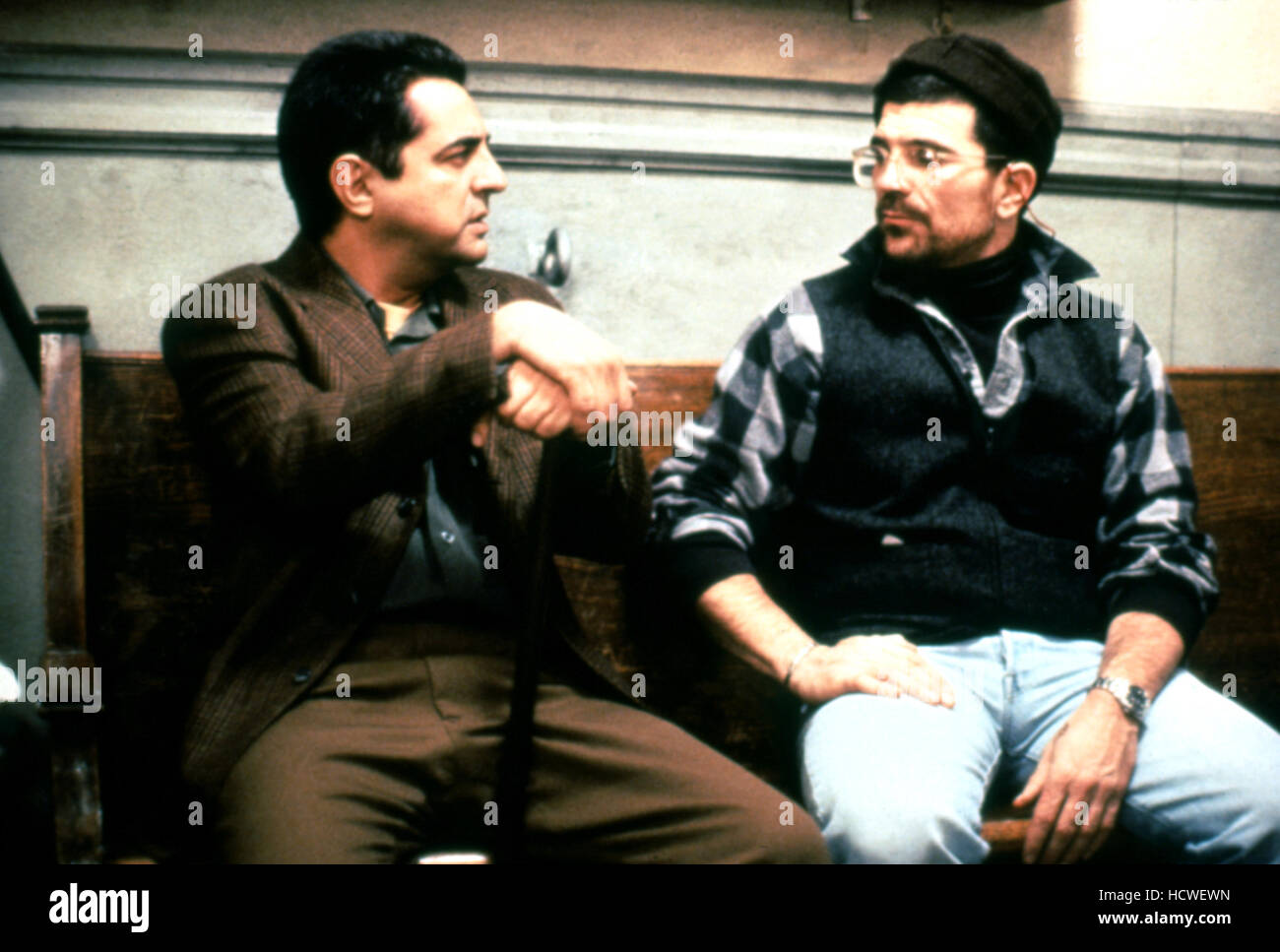 HOMICIDE, Joe Mantegna, director David Mamet on set, 1991, (c)Triumph ...