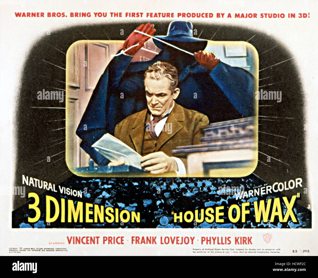HOUSE OF WAX, 3D promotion, 1953 Stock Photo Alamy