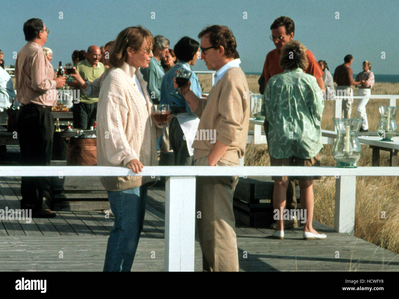 HUSBANDS AND WIVES, Mia Farrow, Woody Allen, 1992 Stock Photo Alamy