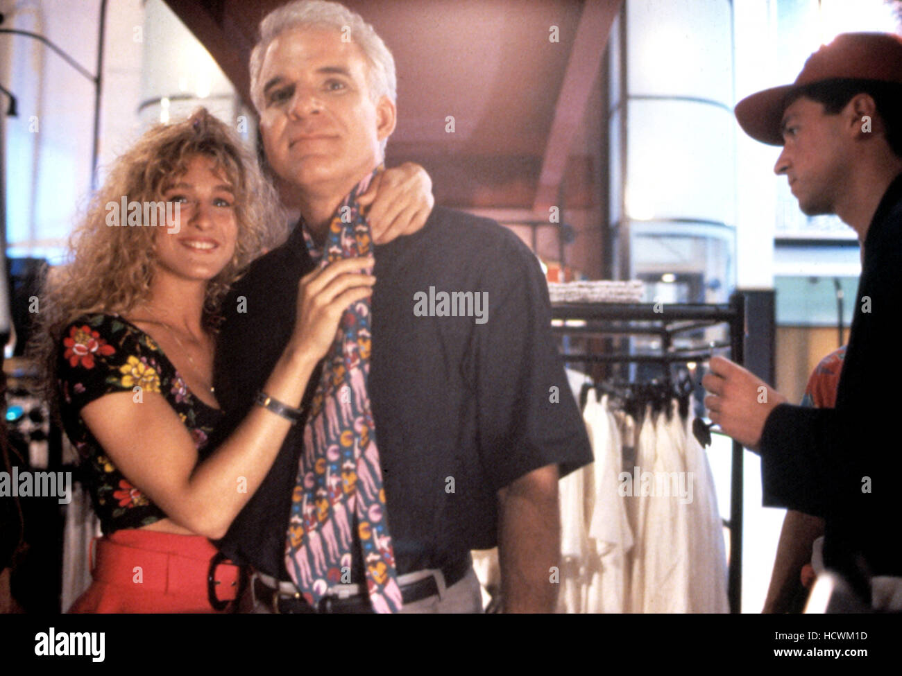 L.A. STORY, Sarah Jessica Parker, Steve Martin, 1991, (c)TriStar Pictures/courtesy Everett Collection Stock Photo