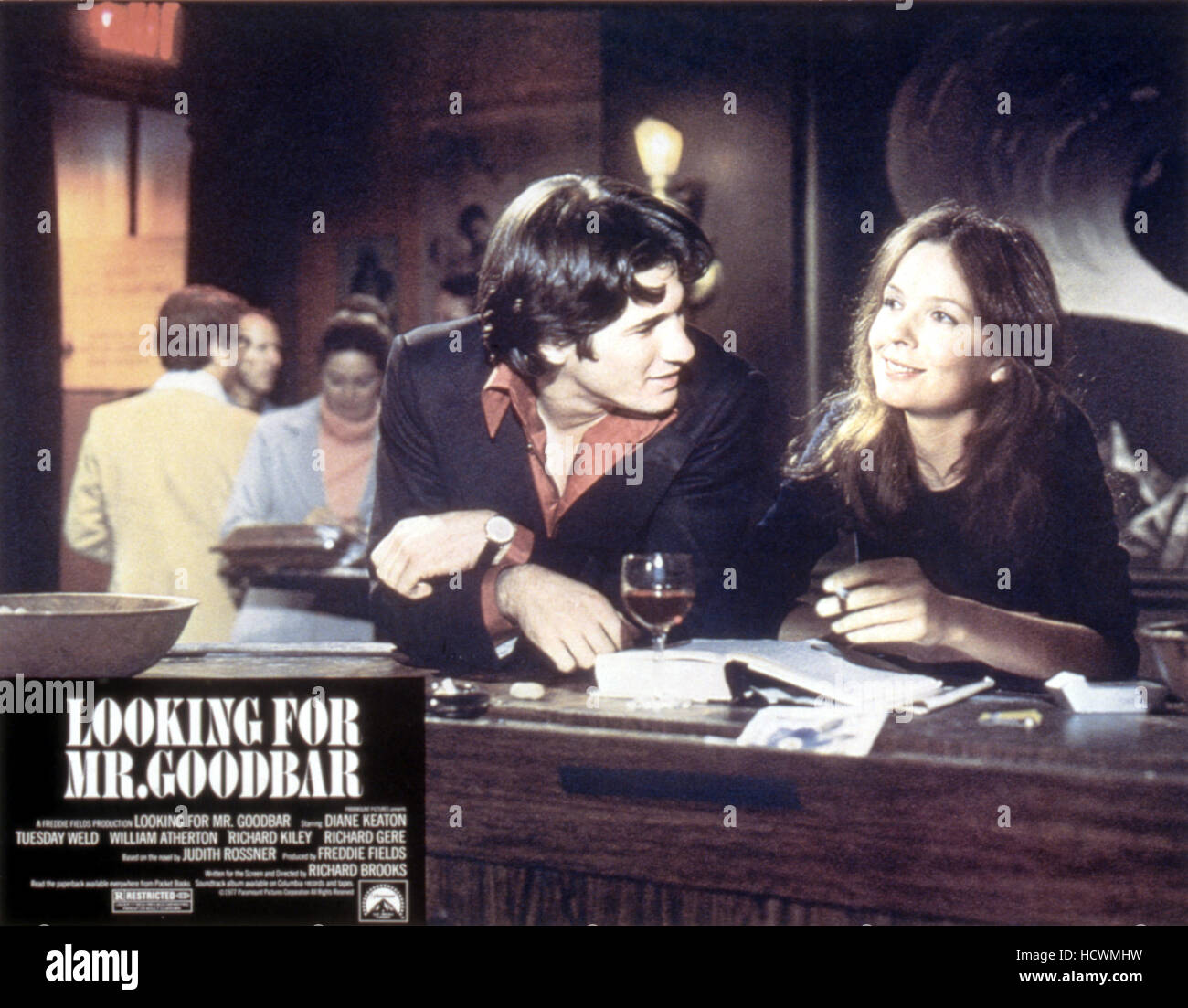 LOOKING FOR MR. GOODBAR, Richard Gere, Diane Keaton, 1977 Stock Photo