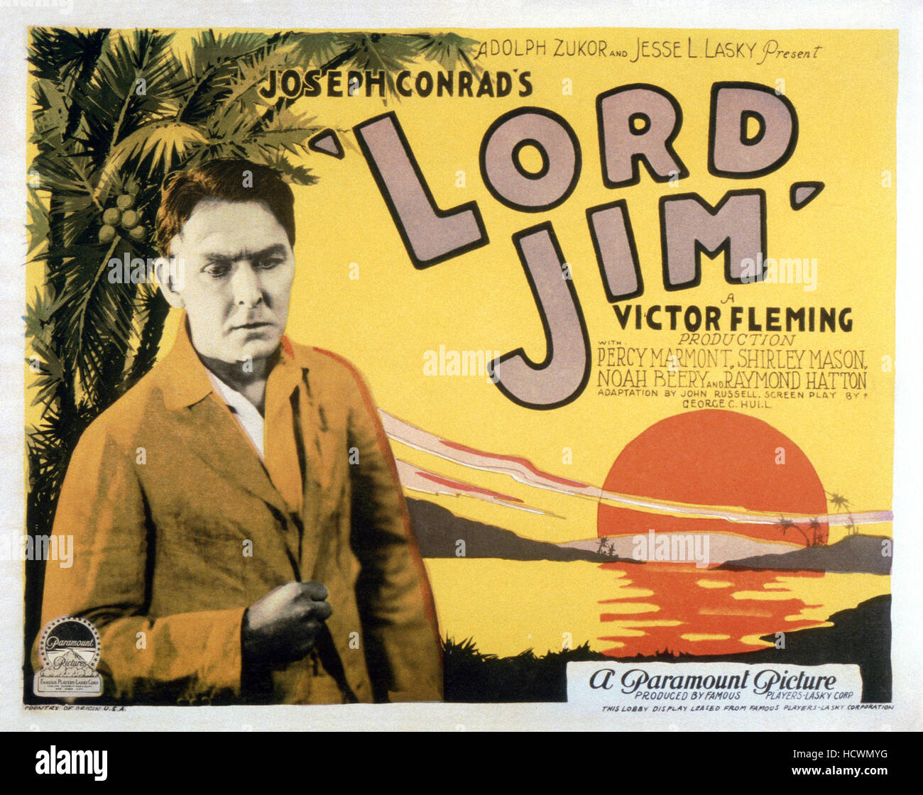 LORD JIM, Percy Marmont, 1925 Stock Photo Alamy