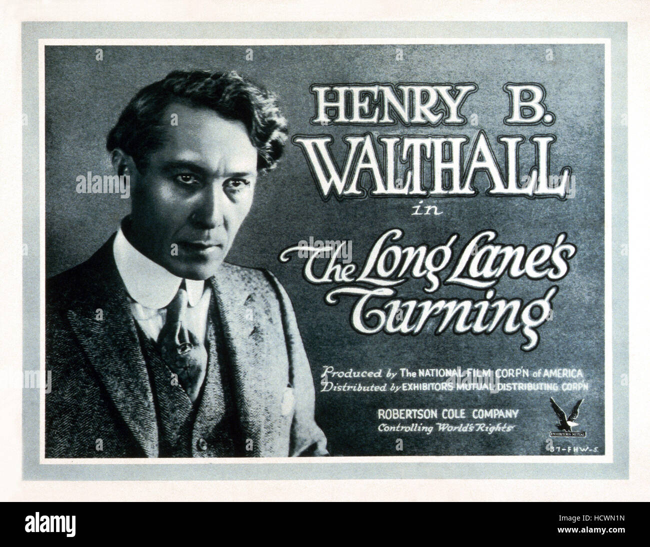 THE LONG LANE'S TURNING, Henry B. Walthall, 1919 Stock Photo Alamy