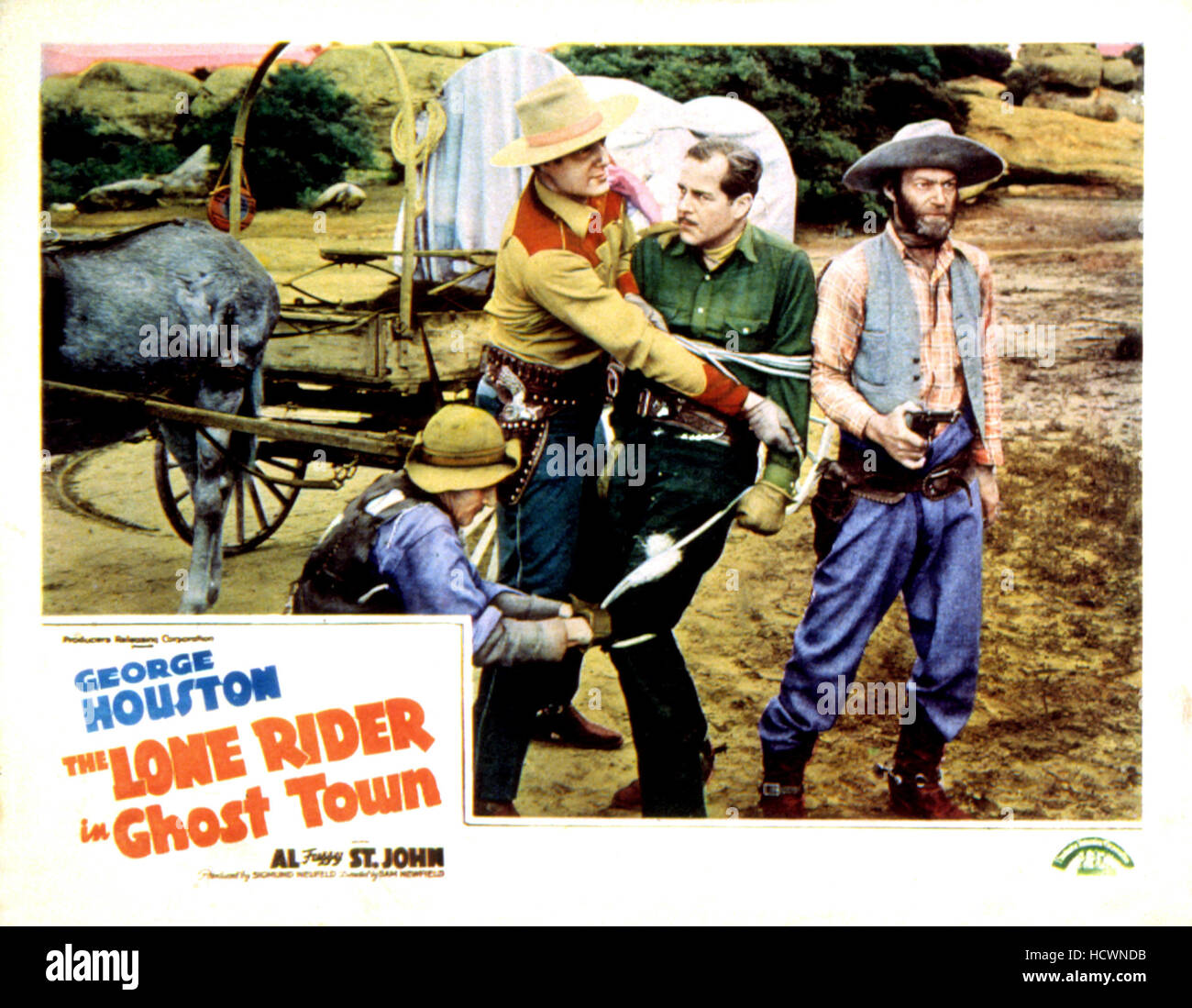 LONE RIDER IN GHOST TOWN, THE [aka GHOST MINE], George Houston, Al St ...