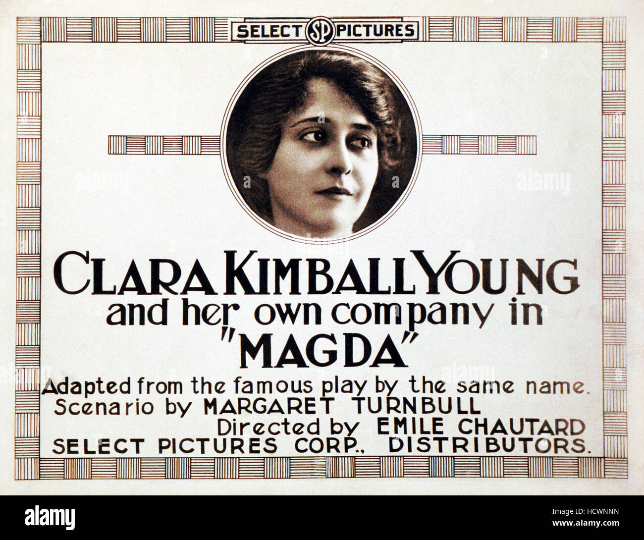 MAGDA, Clara Kimball Young, 1917 Stock Photo Alamy