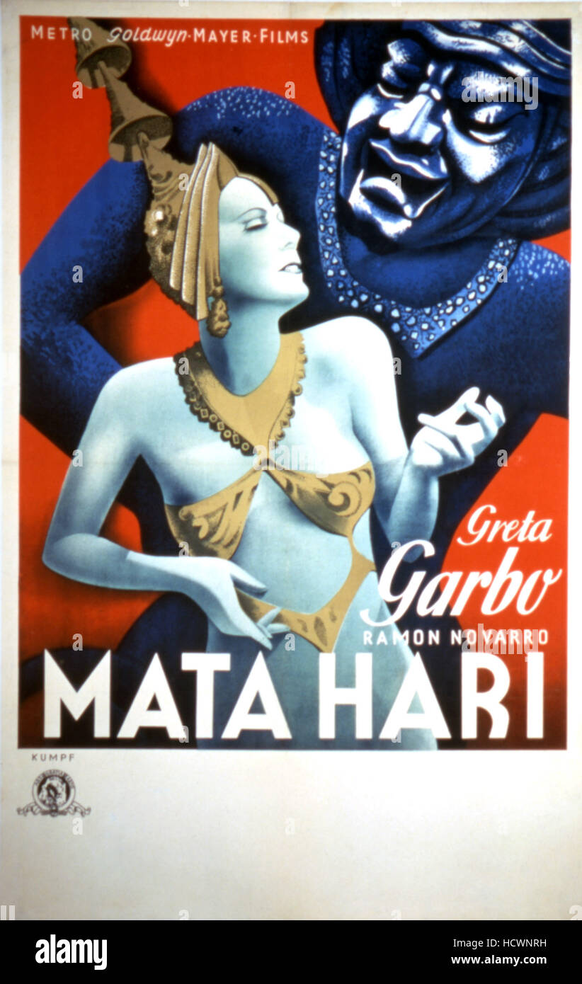 MATA HARI, Greta Garbo, 1931 Stock Photo - Alamy