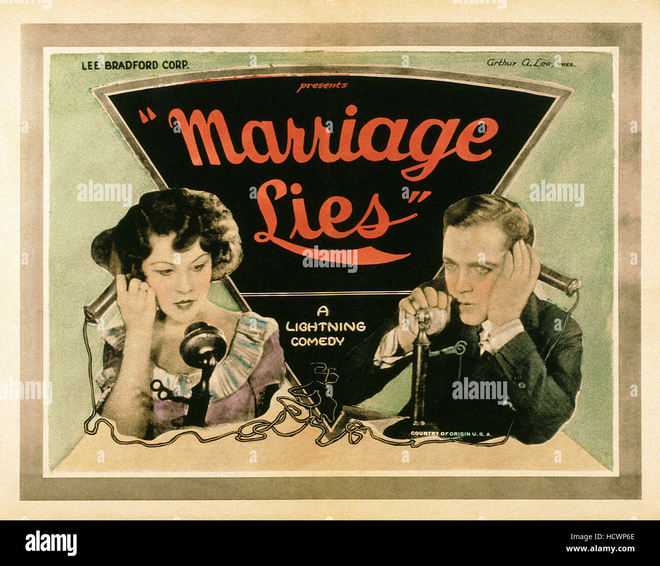 MARRIAGE LIES, 1925 Stock Photo - Alamy