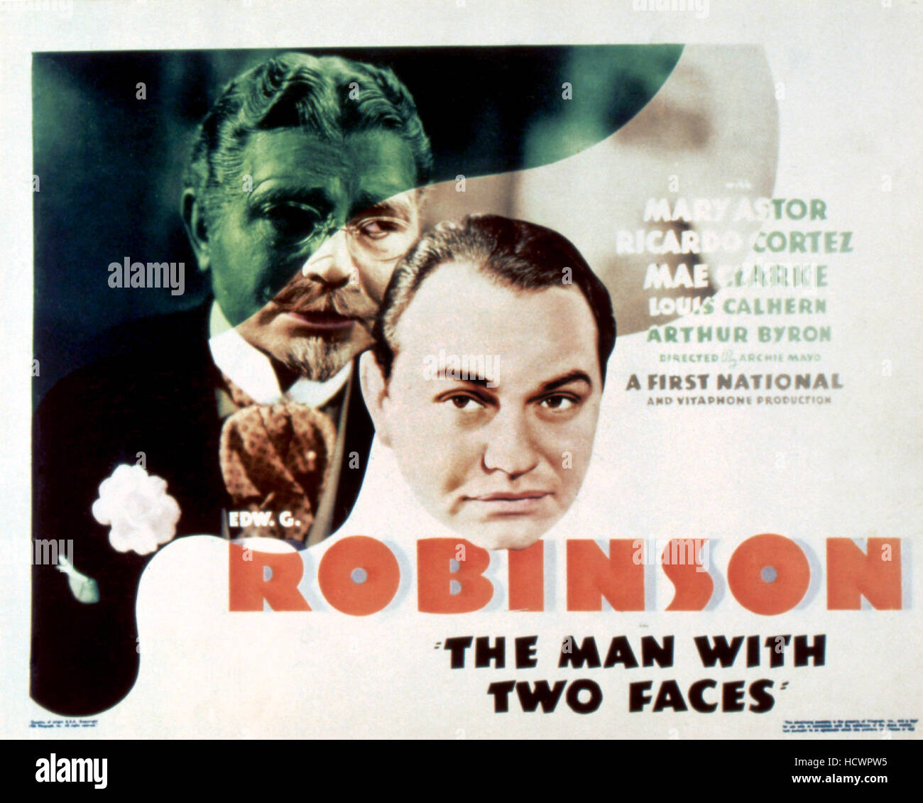 THE MAN WITH TWO FACES, Edward G. Robinson, 1934 Stock Photo Alamy