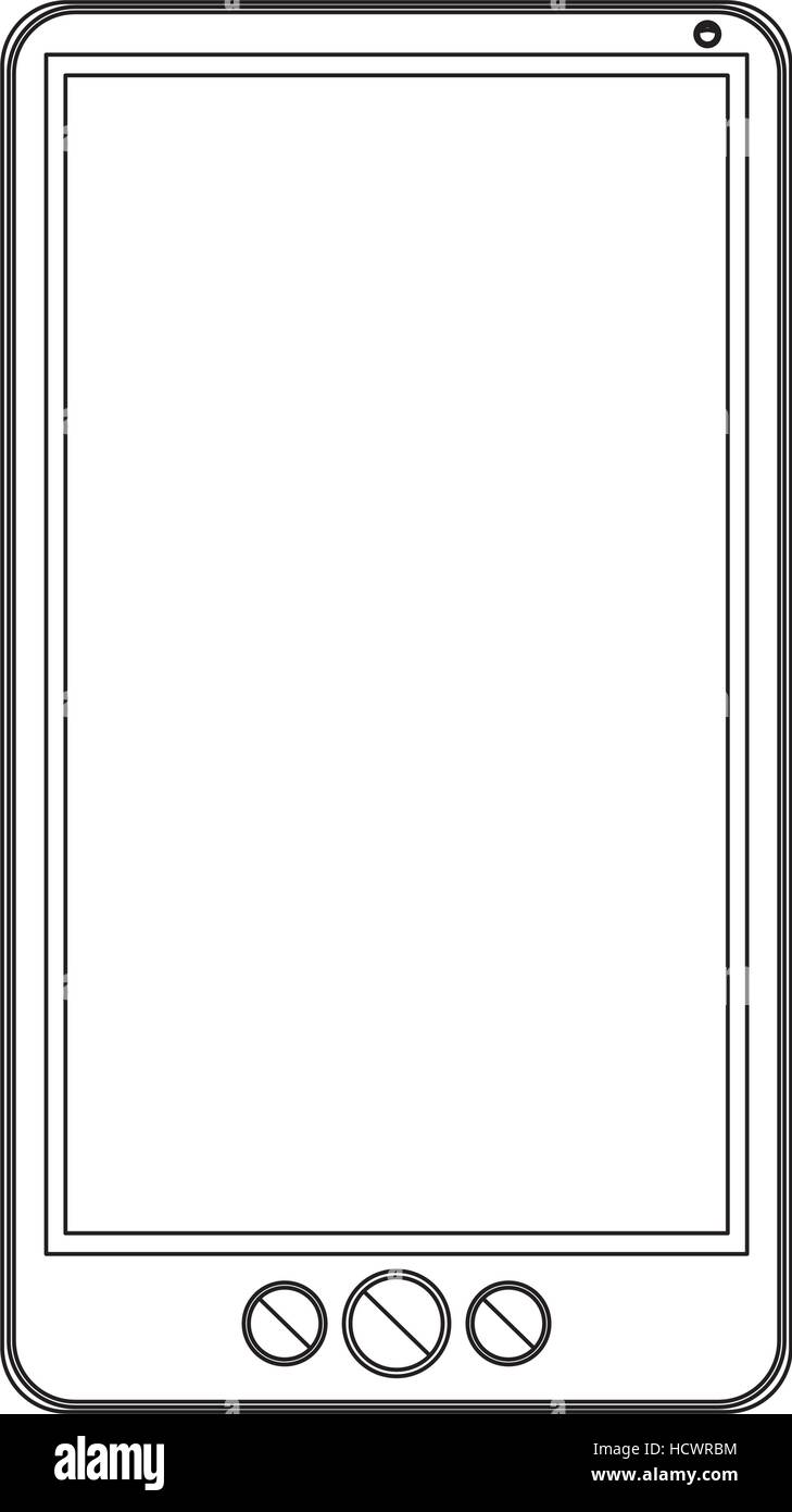 Smartphone icon. Device gadget and technology theme. Isolated design ...
