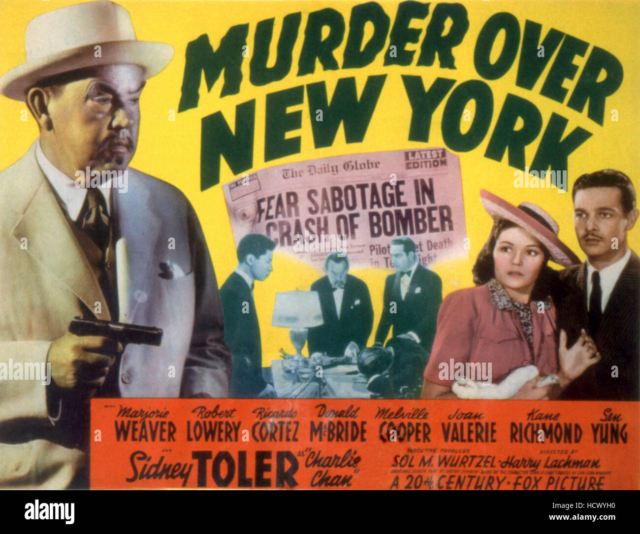 MURDER OVER NEW YORK, Sidney Toler, Marjorie Weaver, Robert Lowery ...