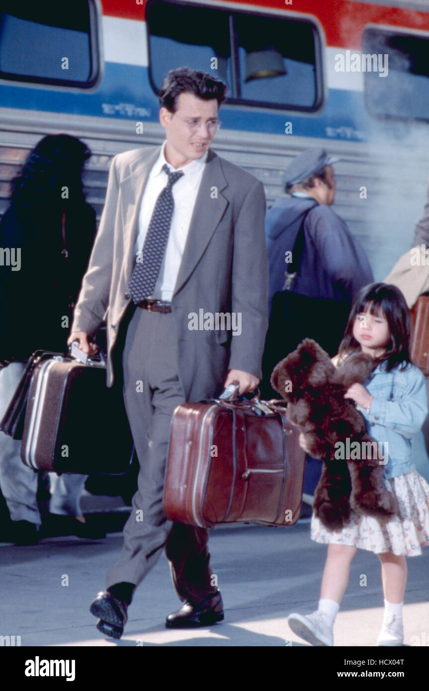 NICK OF TIME, Johnny Depp, Christopher Walken, Courtney Chase, 1995. (c