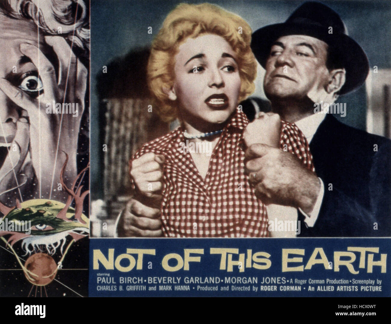 NOT OF THIS EARTH, Beverly Garland, Paul Birch, 1957 Stock