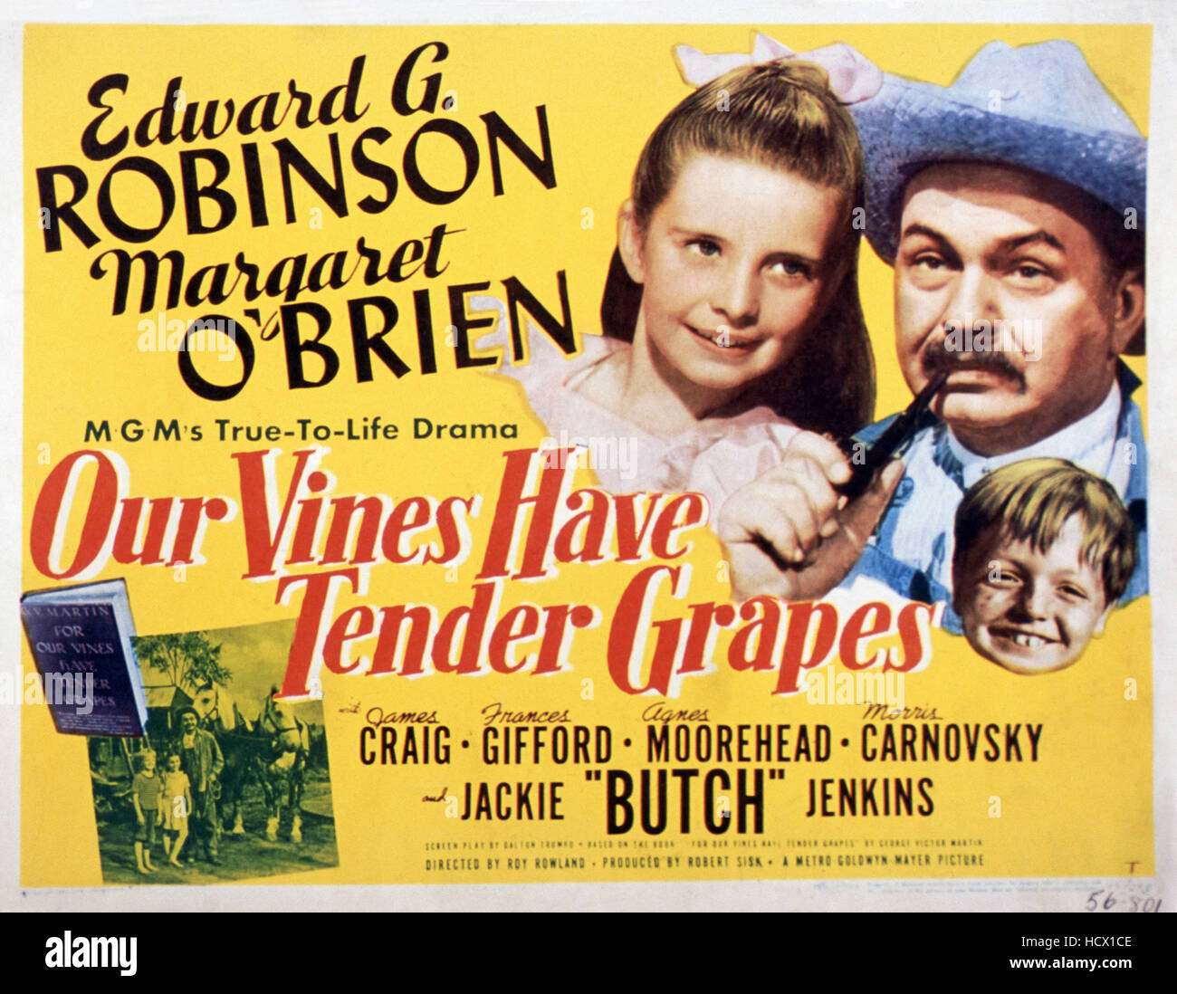 OUR VINES HAVE TENDER GRAPES, US lobbycard, from left Margaret O'Brien