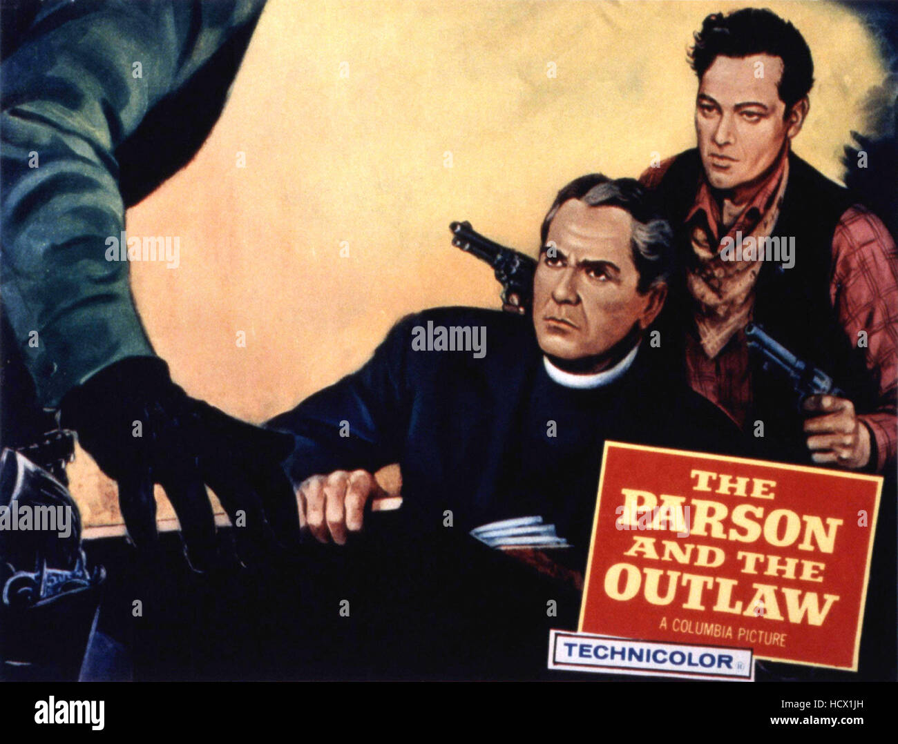 THE PARSON AND THE OUTLAW, Charles 'Buddy' Rogers, Anthony Dexter, 1957