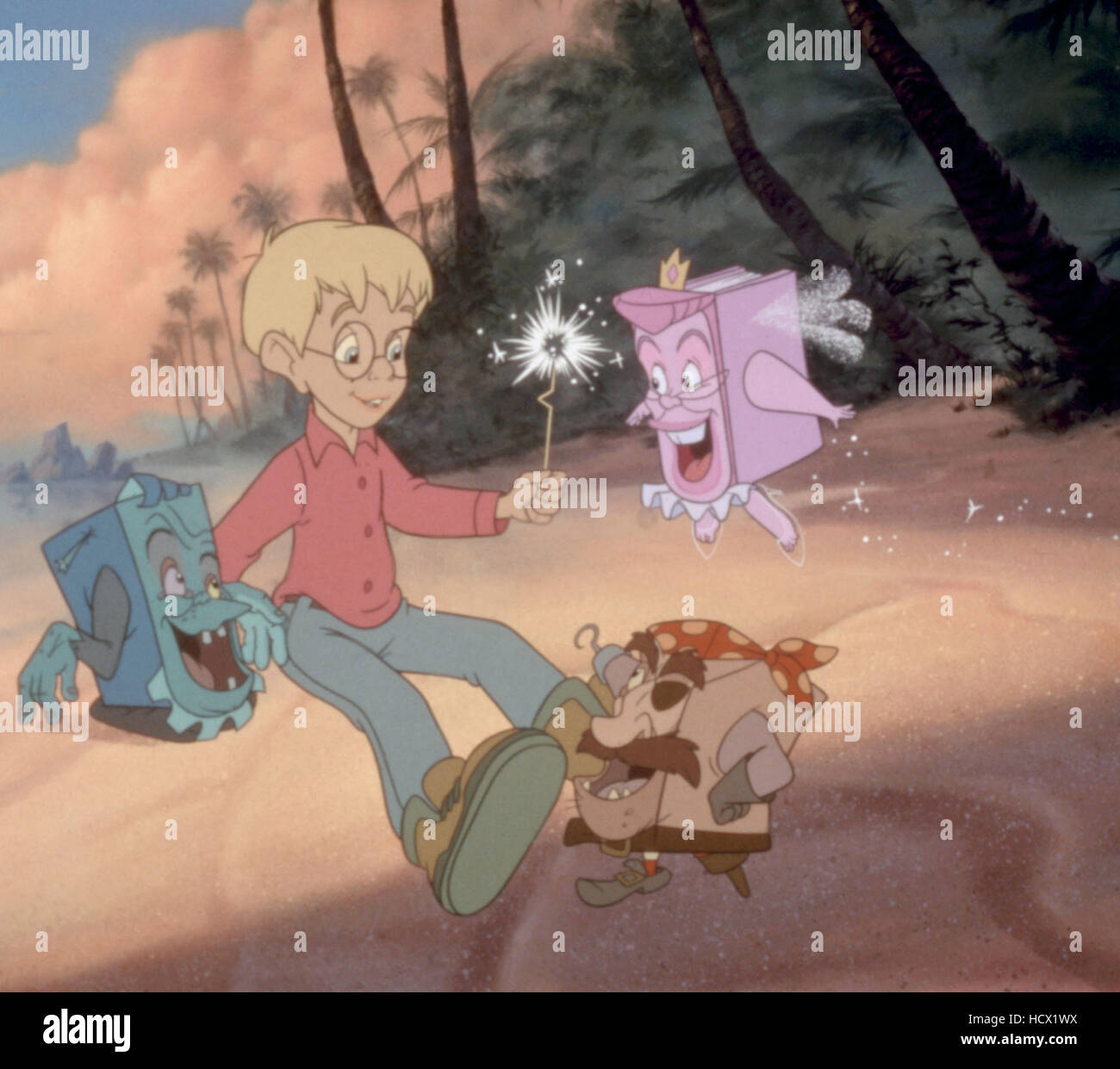 The Pagemaster Horror Right Frank Welker Richard Tyler Voice Macaulay Culkin Fantasy Top Voice Whoopi Goldberg Stock Photo Alamy
