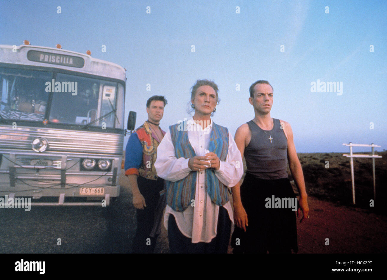 ADVENTURES OF PRISCILLA QUEEN OF THE DESERT, Guy Pearce, Terence Stamp, Hugo Weaving, 1994 Stock Photo