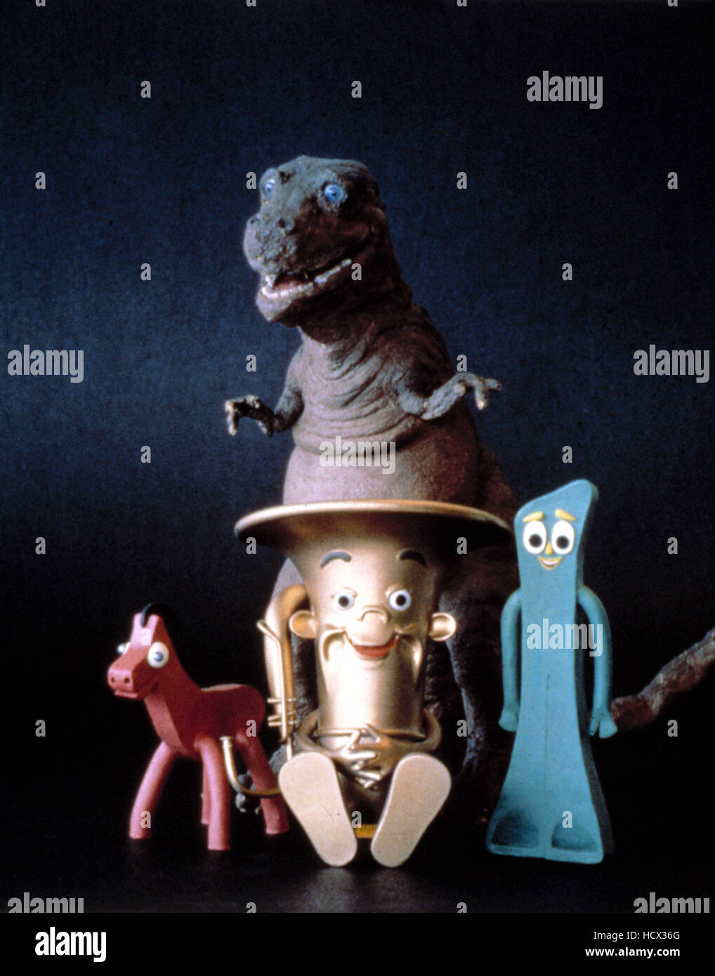 THE PUPPETOON MOVIE, Pokey, Tubby the Tuba, Arnie the Dinosaur, Gumby, 1987  Compilation film of George Pal Puppetoons Stock Photo - Alamy