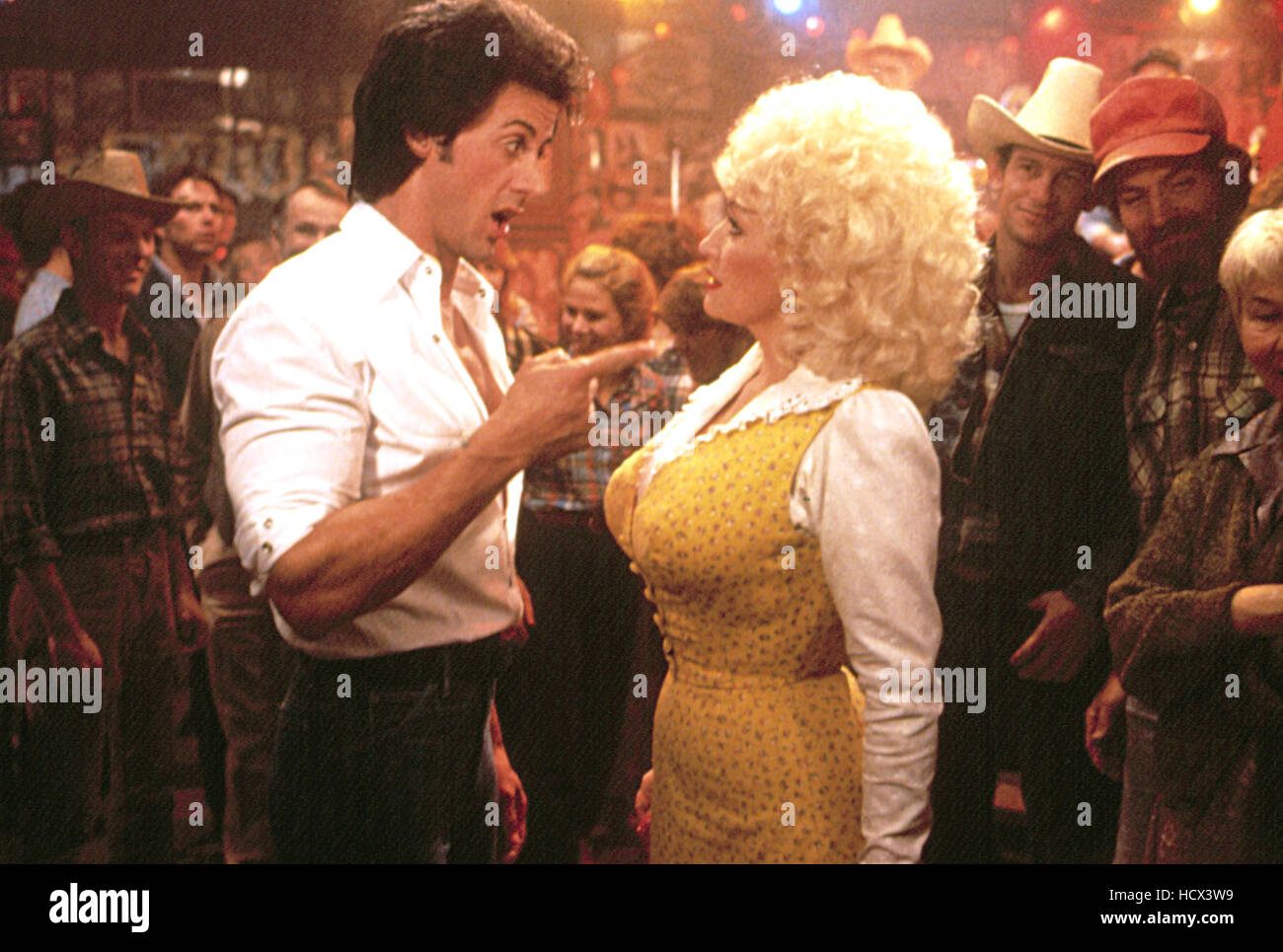RHINESTONE, Sylvester Stallone, Dolly Parton, 1984, TM and Copyright (c
