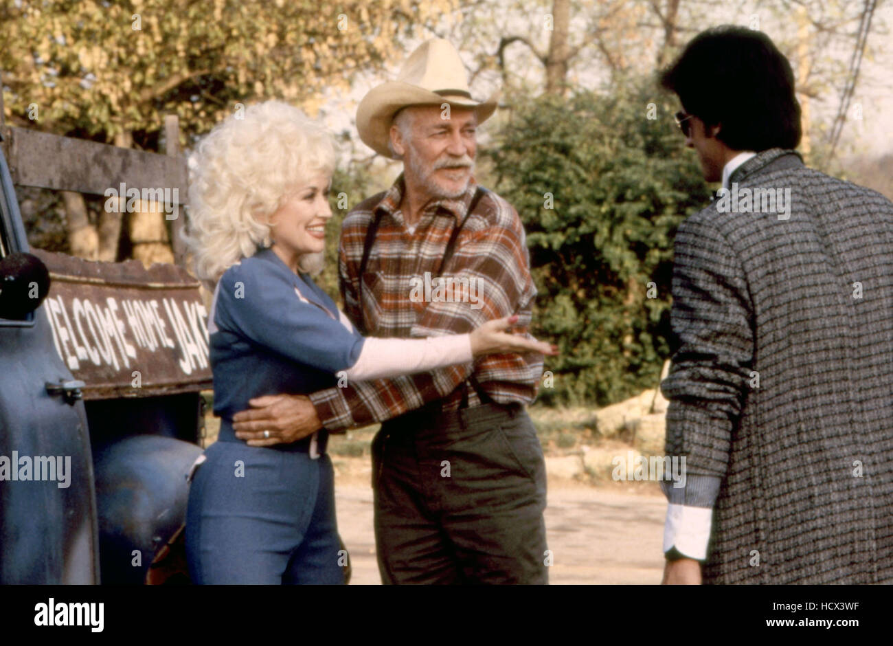 RHINESTONE, Dolly Parton, Richard Farnsworth, Sylvester Stallone, 1984