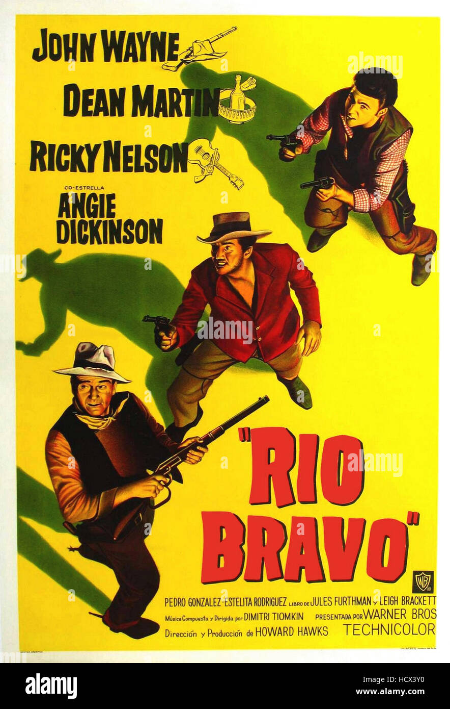 Rio Bravo Movie Poster High Resolution Stock Photography And Images Alamy
