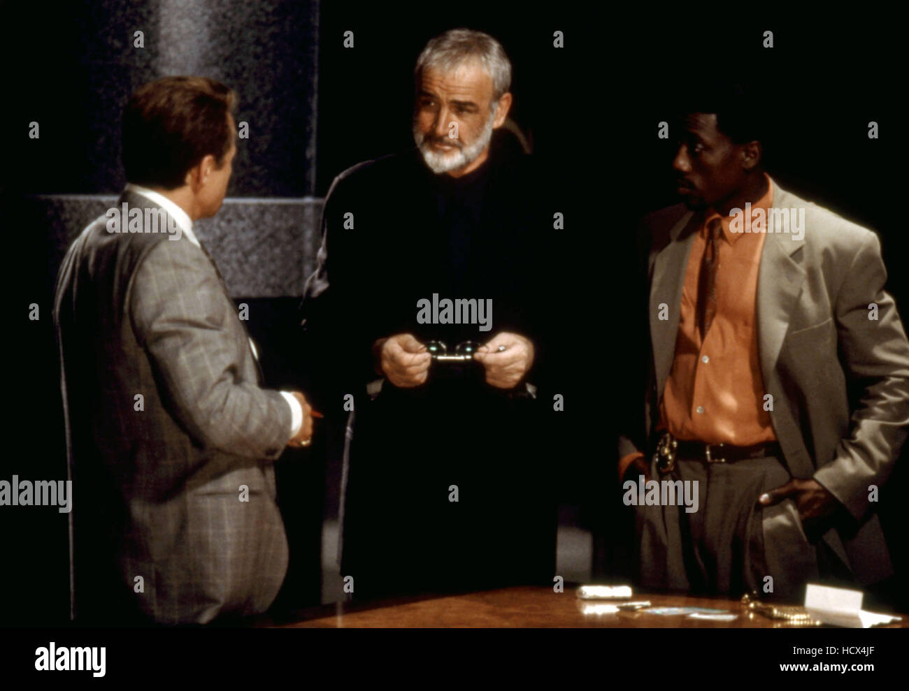 RISING SUN, Harvey Keitel, Sean Connery, Wesley Snipes, 1993. TM and