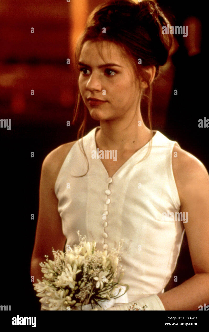 ROMEO AND JULIET, Claire Danes, 1996, flowers Stock Photo
