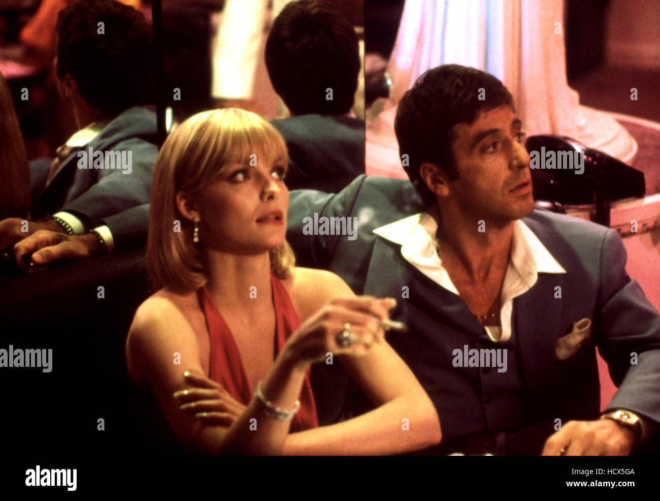 SCARFACE, Michelle Pfeiffer, Al Pacino, 1983 Stock Photo - Alamy