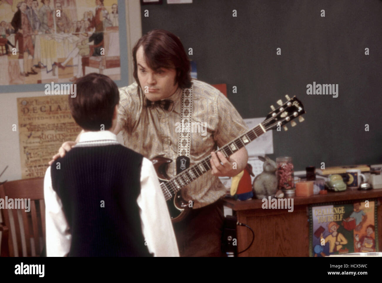 SCHOOL OF ROCK, Joey Gaydos Jr., Jack Black, 2003. ©Paramount/courtesy