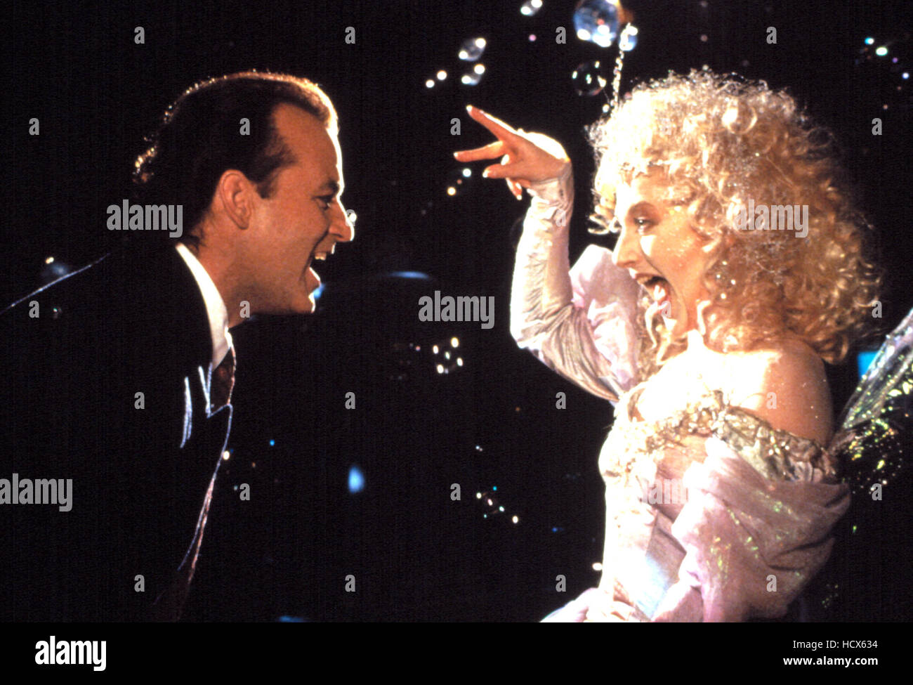 SCROOGED, Bill Murray, Carol Kane, 1988 Stock Photo Alamy