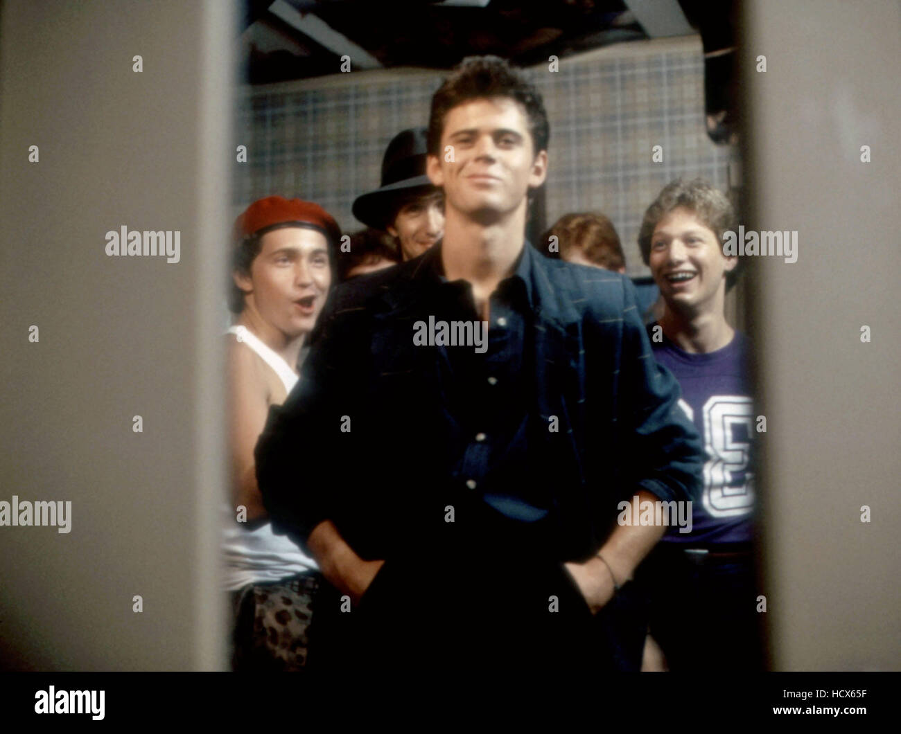 SECRET ADMIRER, C. Thomas Howell, (center), 1985, (c)Orion Pictures/courtesy Everett Collection Stock Photo