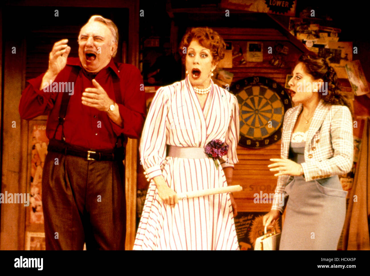 MOON OVER BROADWAY, Phillip Bosco, Carol Burnett, Randy Graff in a ...