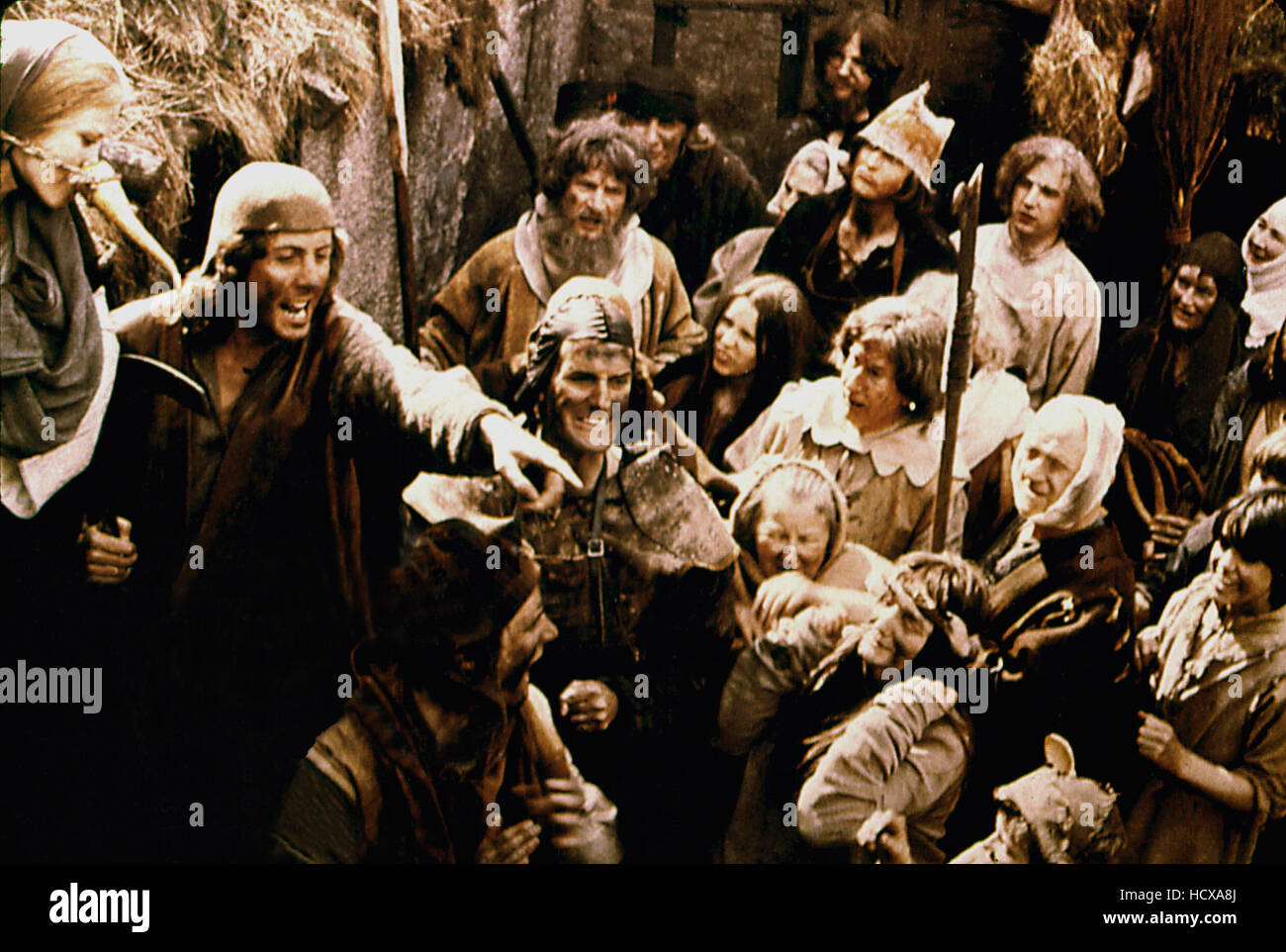 MONTY PYTHON AND THE HOLY GRAIL, Eric Idle, John Cleese, 1975 Stock Photo Alamy