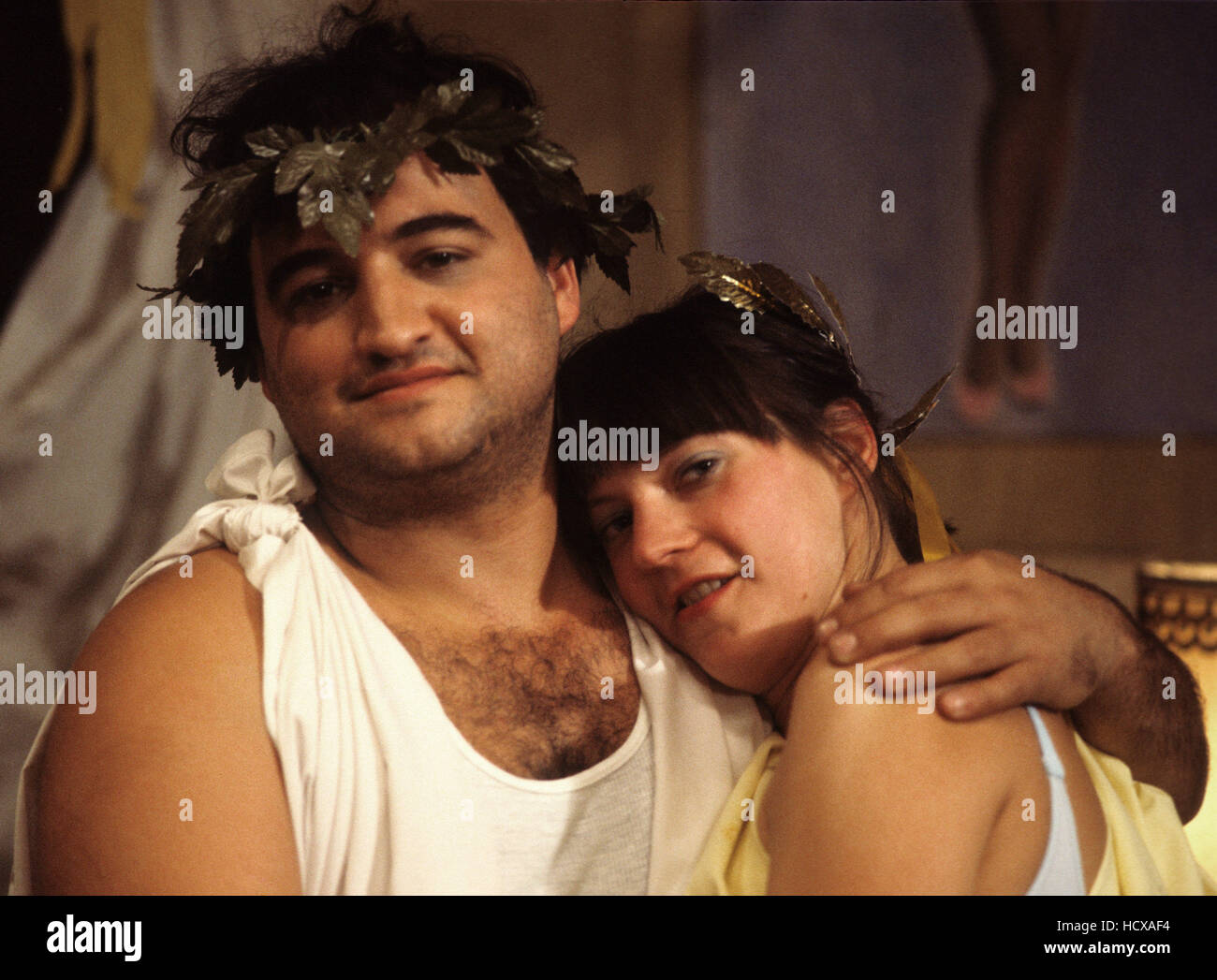 NATIONAL LAMPOON'S ANIMAL HOUSE, from left John Belushi with his wife