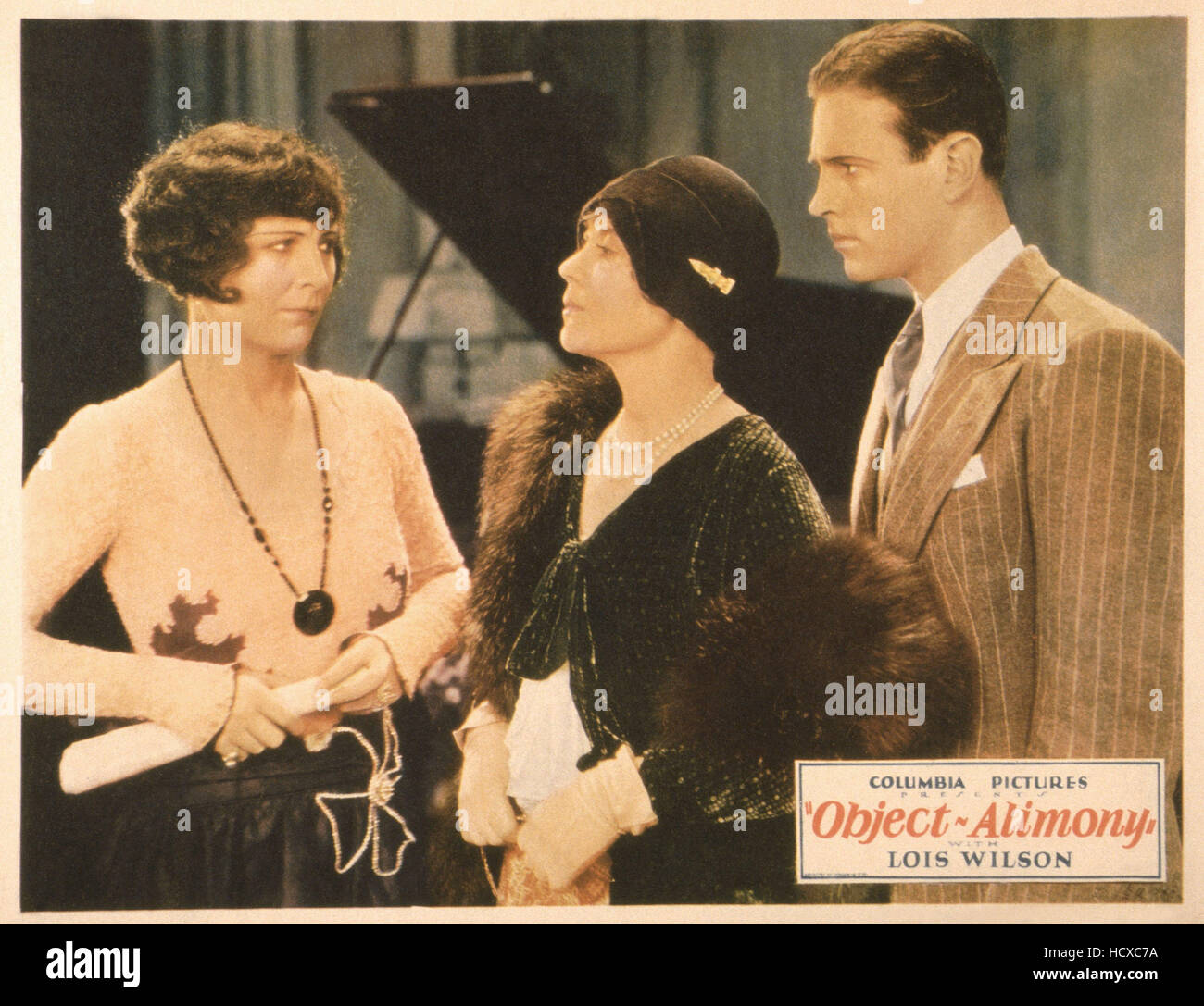 OBJECT ALIMONY, US lobbycard, from left Ethel Grey Terry, Lois Wilson