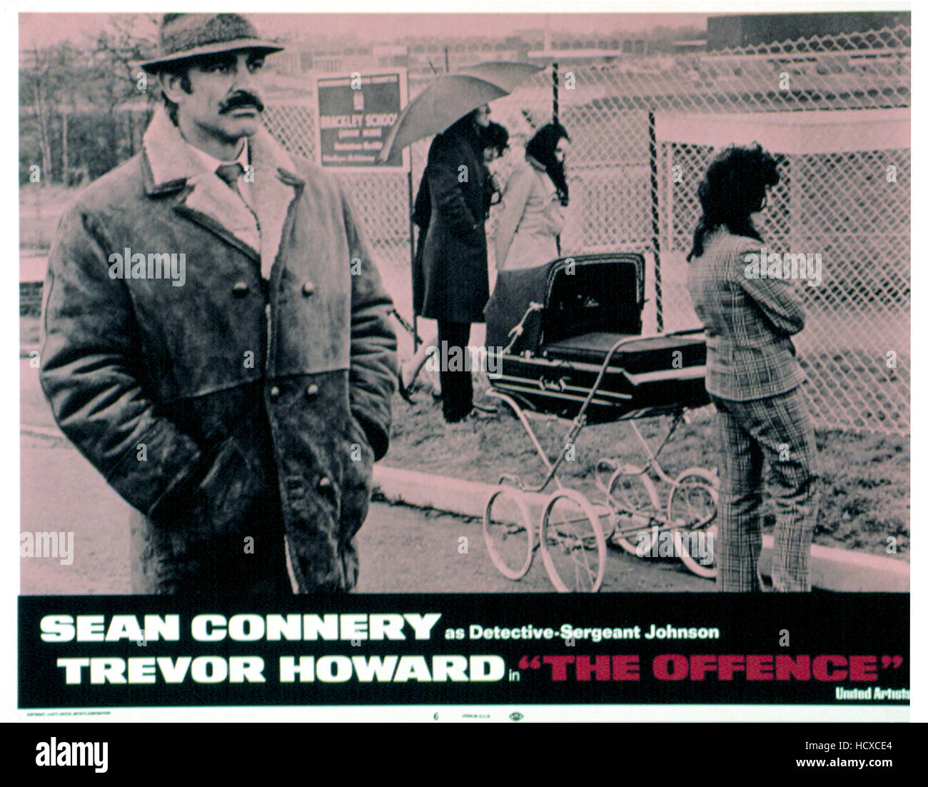THE OFFENCE, Sean Connery, lobby card poster art, 1973 Stock Photo Alamy